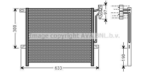 AVA QUALITY COOLING Конденсатор, кондиционер BW5369